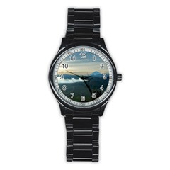 Bromo Caldera De Tenegger  Indonesia Stainless Steel Round Watch by Nexatart