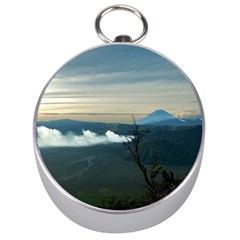 Bromo Caldera De Tenegger  Indonesia Silver Compasses