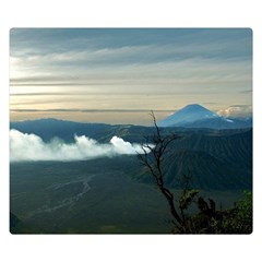 Bromo Caldera De Tenegger  Indonesia Double Sided Flano Blanket (small)  by Nexatart