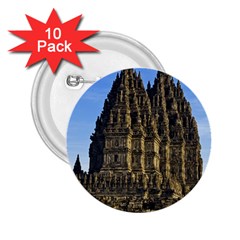 Prambanan Temple 2 25  Buttons (10 Pack)  by Nexatart