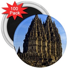 Prambanan Temple 3  Magnets (100 Pack) by Nexatart