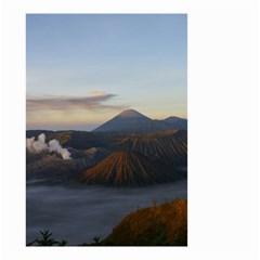 Sunrise Mount Bromo Tengger Semeru National Park  Indonesia Small Garden Flag (two Sides) by Nexatart