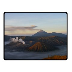 Sunrise Mount Bromo Tengger Semeru National Park  Indonesia Double Sided Fleece Blanket (small)  by Nexatart