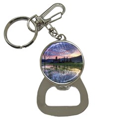 Tamblingan Morning Reflection Tamblingan Lake Bali  Indonesia Button Necklaces by Nexatart