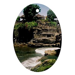 Tanah Lot Bali Indonesia Ornament (oval) by Nexatart