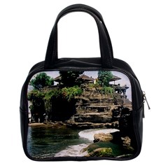 Tanah Lot Bali Indonesia Classic Handbags (2 Sides) by Nexatart