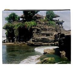 Tanah Lot Bali Indonesia Cosmetic Bag (xxxl)  by Nexatart