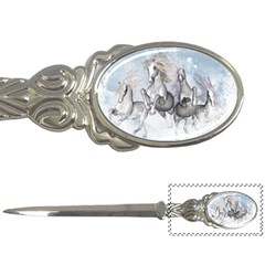 Awesome Running Horses In The Snow Letter Openers by FantasyWorld7