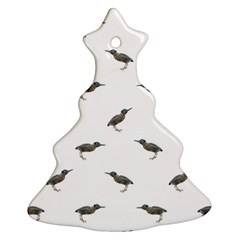Exotic Birds Motif Pattern Ornament (christmas Tree)  by dflcprints