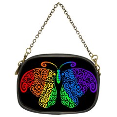 Rainbow butterfly  Chain Purses (One Side) 