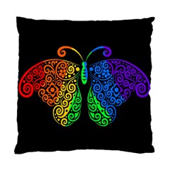 Rainbow butterfly  Standard Cushion Case (One Side)