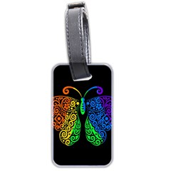 Rainbow butterfly  Luggage Tags (Two Sides)