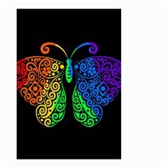 Rainbow butterfly  Small Garden Flag (Two Sides)