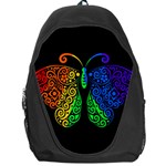 Rainbow butterfly  Backpack Bag Front