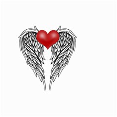 Angel Heart Tattoo Small Garden Flag (two Sides)