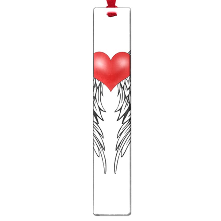 Angel heart tattoo Large Book Marks