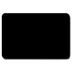 Black Large Doormat  by digitaldivadesigns