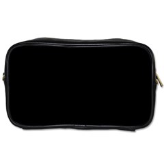 Black Toiletries Bags 2-side by digitaldivadesigns