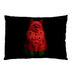 Watermelon cat Pillow Case (Two Sides) Front