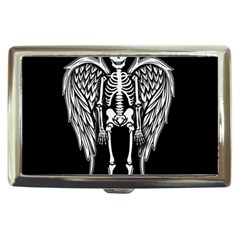 Angel Skeleton Cigarette Money Cases by Valentinaart