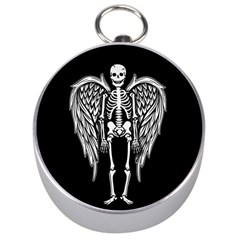 Angel Skeleton Silver Compasses by Valentinaart