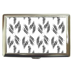 Feather Pattern Cigarette Money Cases by Valentinaart