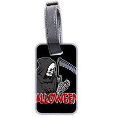 Death - Halloween Luggage Tags (two Sides) by Valentinaart