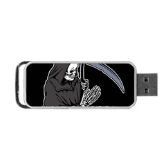 Death - Halloween Portable Usb Flash (two Sides) by Valentinaart