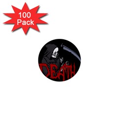 Death - Halloween 1  Mini Buttons (100 Pack)  by Valentinaart