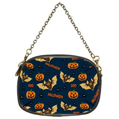 Bat, Pumpkin And Spider Pattern Chain Purses (two Sides)  by Valentinaart