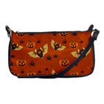 Bat, pumpkin and spider pattern Shoulder Clutch Bags Front