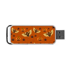 Bat, pumpkin and spider pattern Portable USB Flash (One Side)