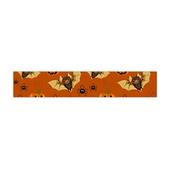 Bat, pumpkin and spider pattern Flano Scarf (Mini)