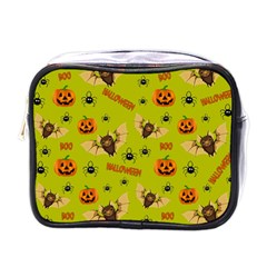 Bat, pumpkin and spider pattern Mini Toiletries Bags