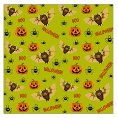 Bat, pumpkin and spider pattern Large Satin Scarf (Square)