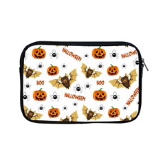 Bat, Pumpkin And Spider Pattern Apple Ipad Mini Zipper Cases by Valentinaart