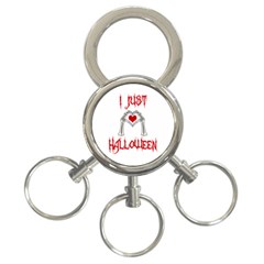 I Just Love Halloween 3-ring Key Chains by Valentinaart