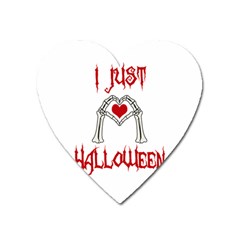 I Just Love Halloween Heart Magnet by Valentinaart