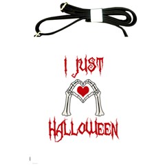 I Just Love Halloween Shoulder Sling Bags by Valentinaart