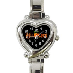 Halloween Heart Italian Charm Watch