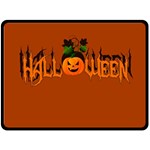 Halloween Fleece Blanket (Large)  80 x60  Blanket Front