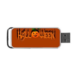 Halloween Portable Usb Flash (one Side) by Valentinaart