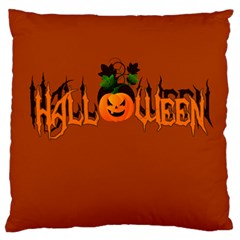 Halloween Large Flano Cushion Case (two Sides) by Valentinaart