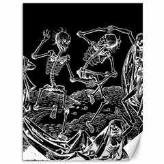 Skeletons - Halloween Canvas 36  X 48   by Valentinaart
