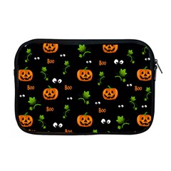 Pumpkins - Halloween Pattern Apple Macbook Pro 17  Zipper Case by Valentinaart