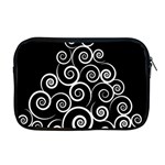 Abstract Spiral Christmas Tree Apple MacBook Pro 17  Zipper Case Front