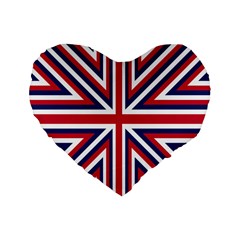 Alternatively Mega British America Standard 16  Premium Heart Shape Cushions