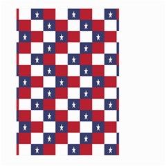 American Flag Star White Red Blue Large Garden Flag (two Sides) by Mariart