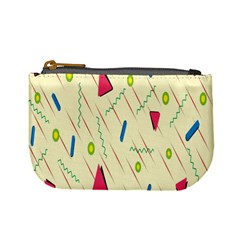 Background  With Lines Triangles Mini Coin Purses