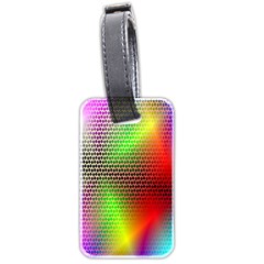 Abstract Rainbow Pattern Colorful Stars Space Luggage Tags (two Sides)